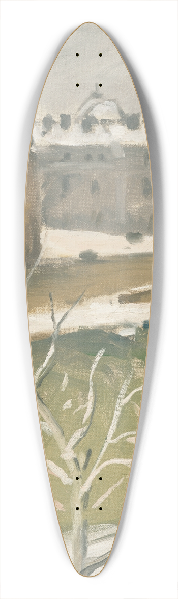 Albert Marquet - La Sainte-Chapelle sous la neige 39.3 inch art pintail longboard deck