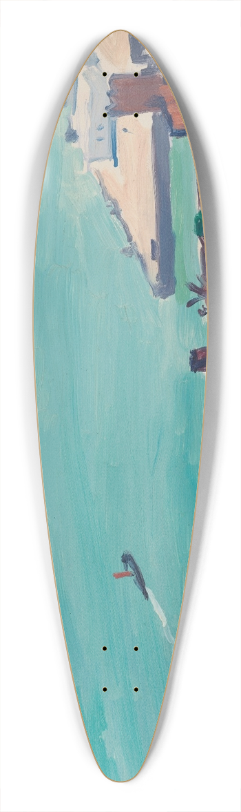 Albert Marquet - Le Bou-Regreg, Vu de la Casbah 39.3 inch art pintail longboard deck