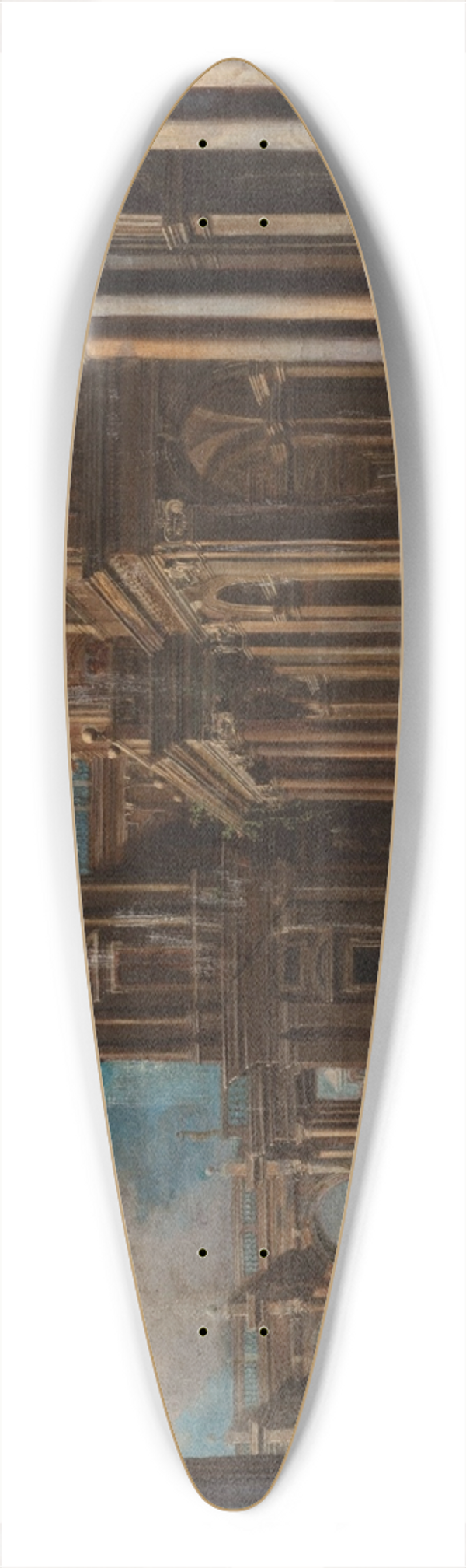 Alberto Carlieri - Saint Paul at Lystra 39.3 inch art pintail longboard deck