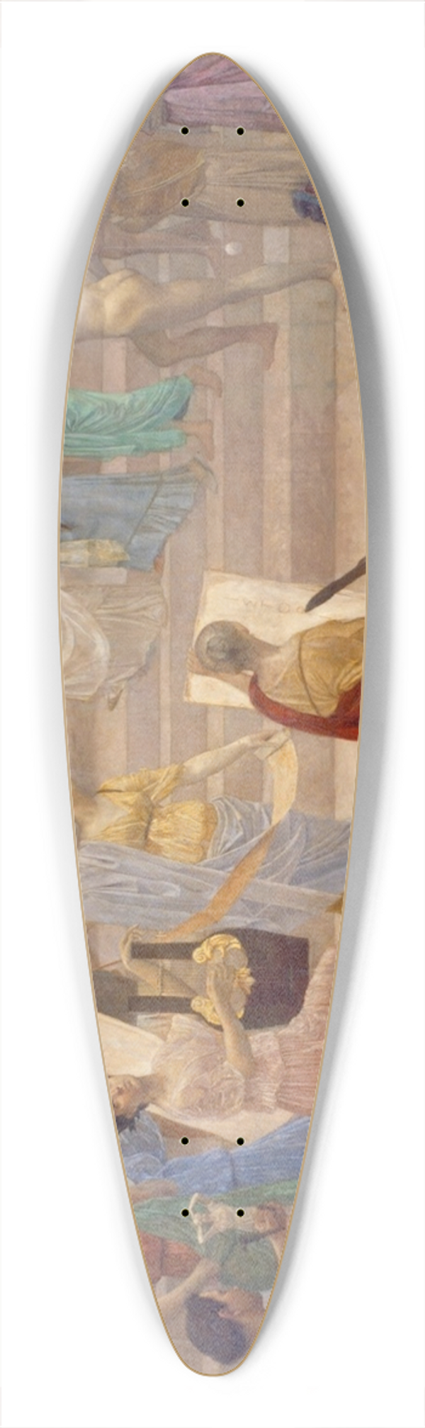 Alberto Fuster - Aphotheosis of Peace 39.3 inch art pintail longboard deck