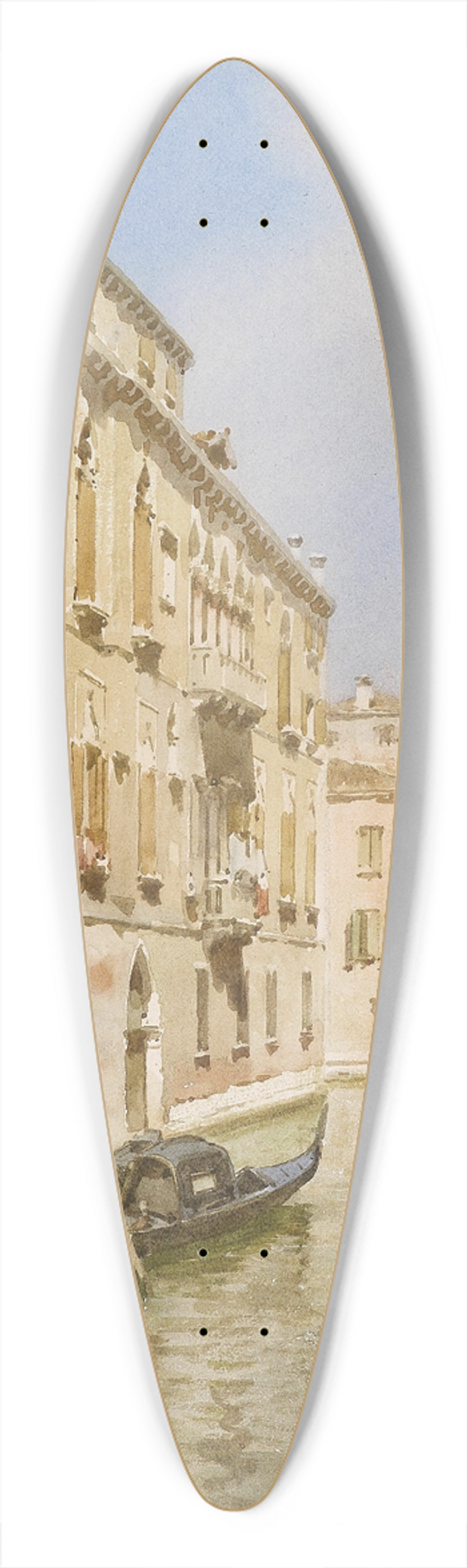 Alberto Prosdocimi - Venezia Palazzo Soranzo van Axel 39.3 inch art pintail longboard deck