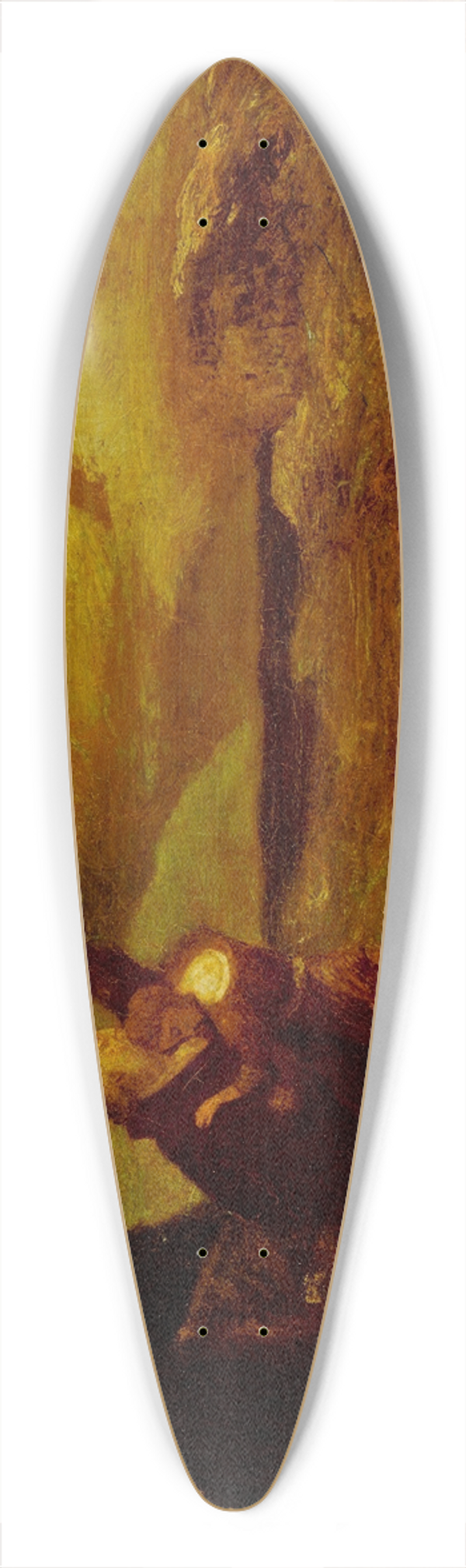 Albert Pinkham Ryder - The Tempest 39.3 inch art pintail longboard deck