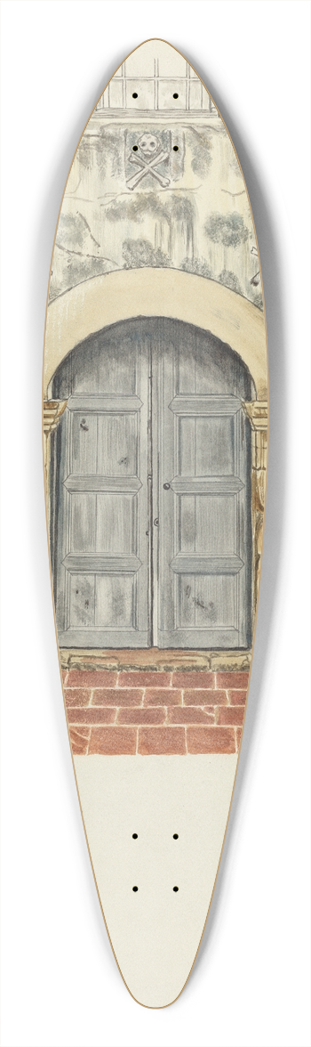 Albert Pratt - Doorway and Door 39.3 inch art pintail longboard deck
