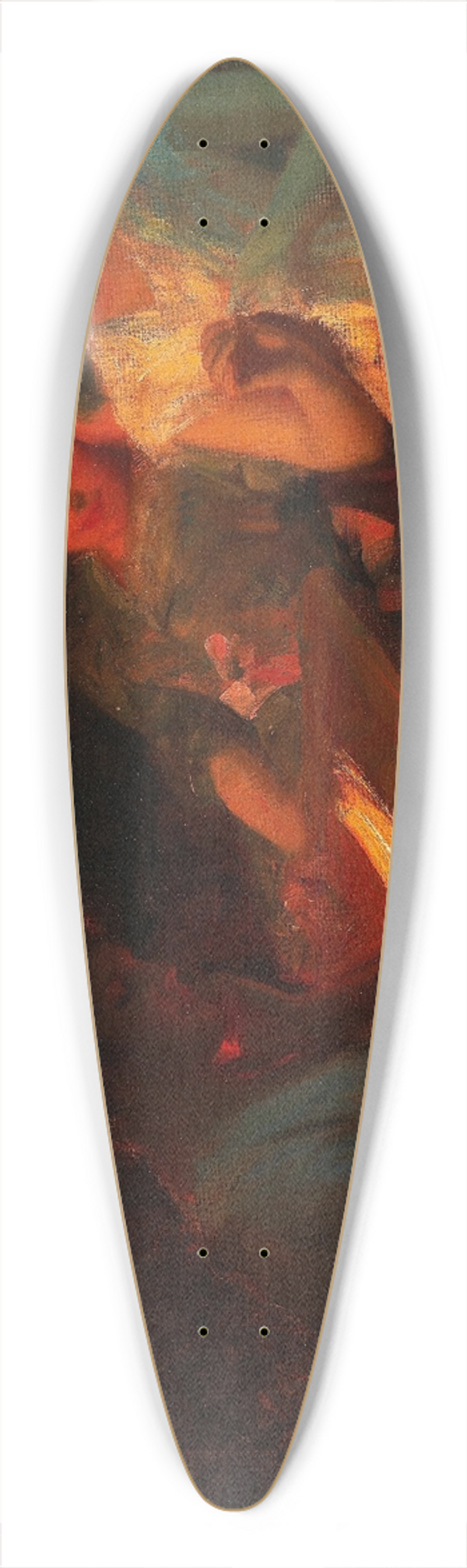 Albert Ritzberger - Bei der Handarbeit 39.3 inch art pintail longboard deck