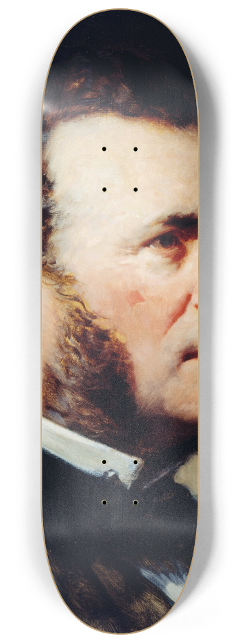 Adolphe Yvon - Portrait de Ferdinand Barrot (1806-1883), homme politique. 8.25 inch art skate deck