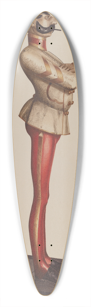 Albert Ryder - Cigar Store Figure 39.3 inch art pintail longboard deck