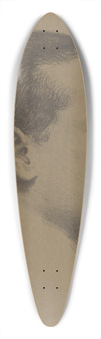 Albert Sterner - Head of a young Negro 39.3 inch art pintail longboard deck