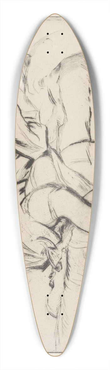 Albert Sterner - Remorse 39.3 inch art pintail longboard deck