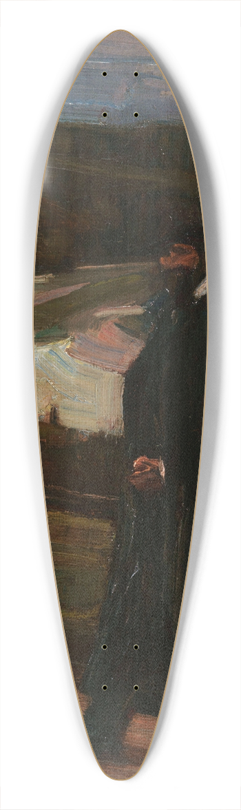 Albert Weisgerber - Mann im Isartal 39.3 inch art pintail longboard deck