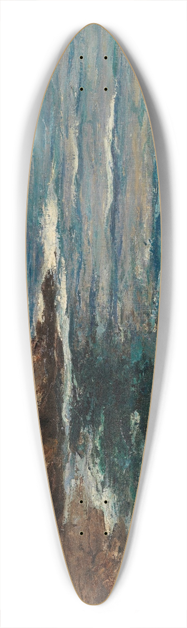 Albert Wenk - Felsenkste auf Capri 39.3 inch art pintail longboard deck