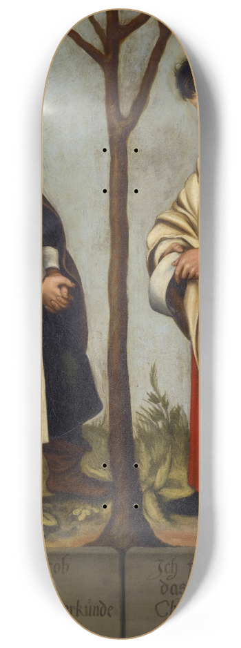 Bartholomus Sarburgh - The Prophets Obadiah and Jonah 8.25 inch art skate deck