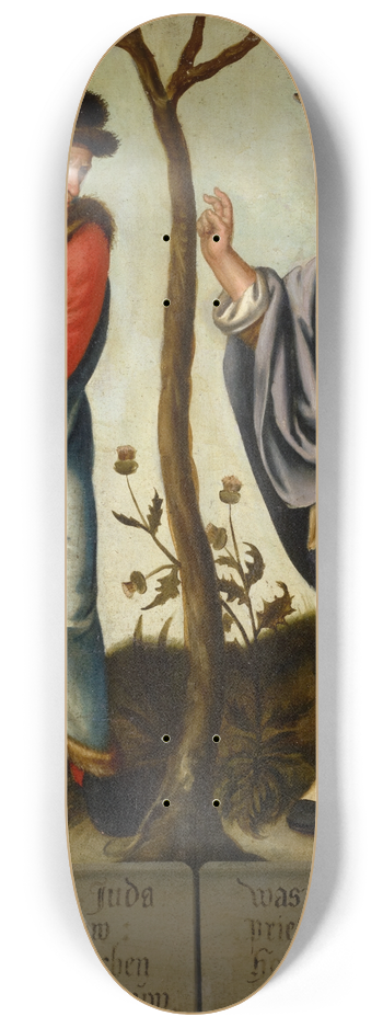 Bartholomus Sarburgh - The Prophets Zechariah and Malachi 8.25 inch art skate deck