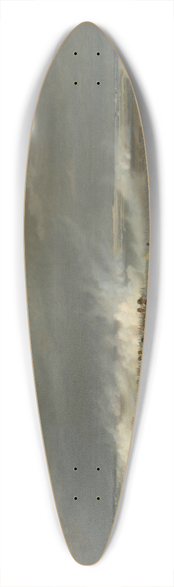 Albrecht Adam - Die Schlacht bei Komorn 39.3 inch art pintail longboard deck