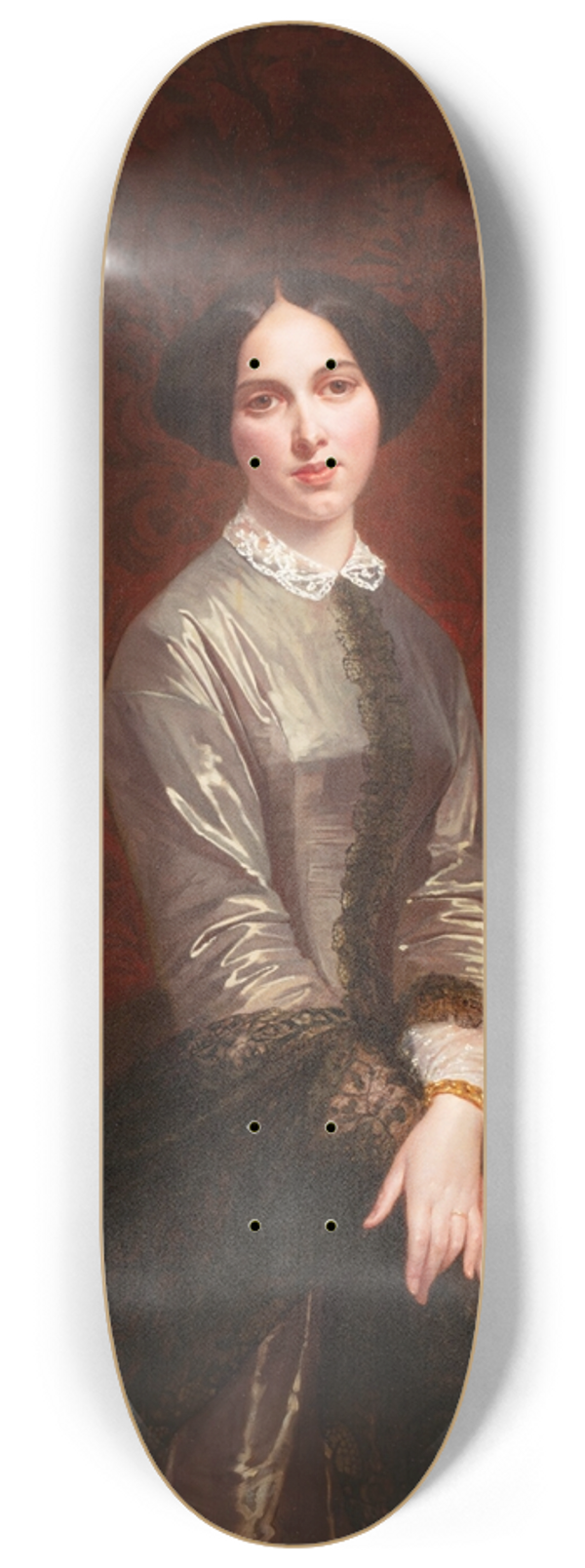 Adolphe Yvon - Portrait of a Lady 8.25 inch art skate deck