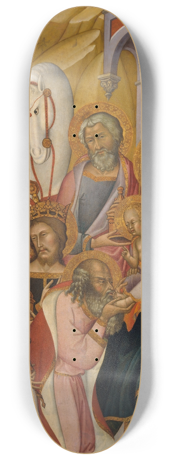 Bartolo di Fredi - The Adoration of the Magi 8.25 inch art skate deck