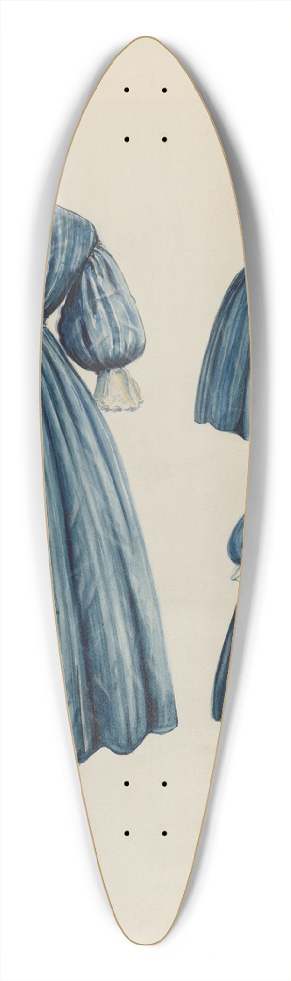 Al Curry - Dress 39.3 inch art pintail longboard deck