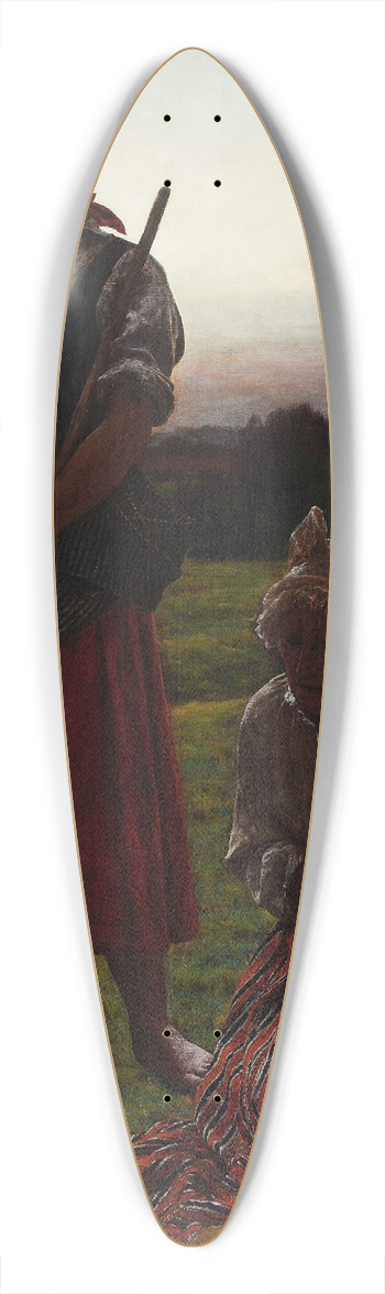 Aleksander Gierymski - Prayer of the Angelus Domini 39.3 inch art pintail longboard deck