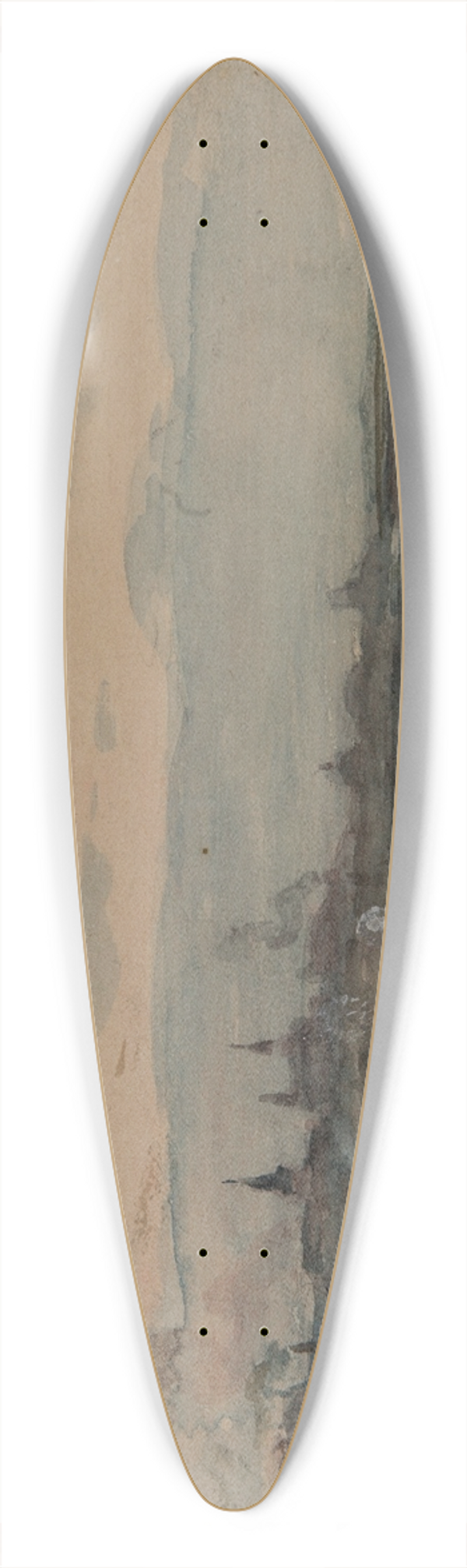 Aleksander Gierymski - The Vistula near Warsaw 39.3 inch art pintail longboard deck