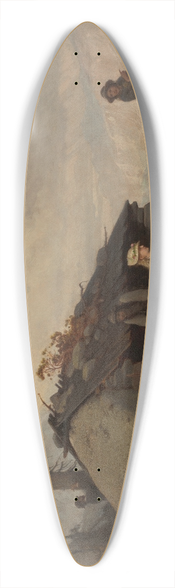 Aleksander Kotsis - Trip in the Tatra Mountains 39.3 inch art pintail longboard deck