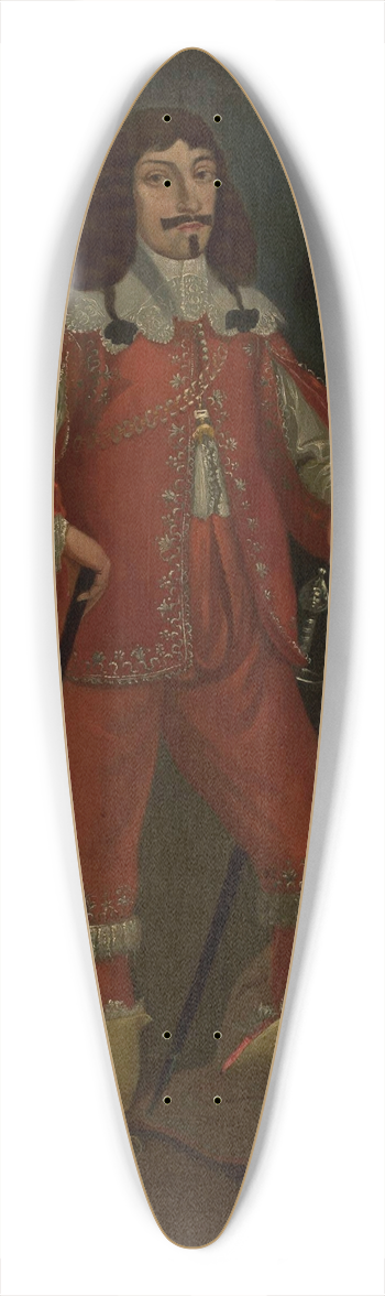 Aleksander Lesser - Portrait of John II Casimir Vasa (16091672) 39.3 inch art pintail longboard deck