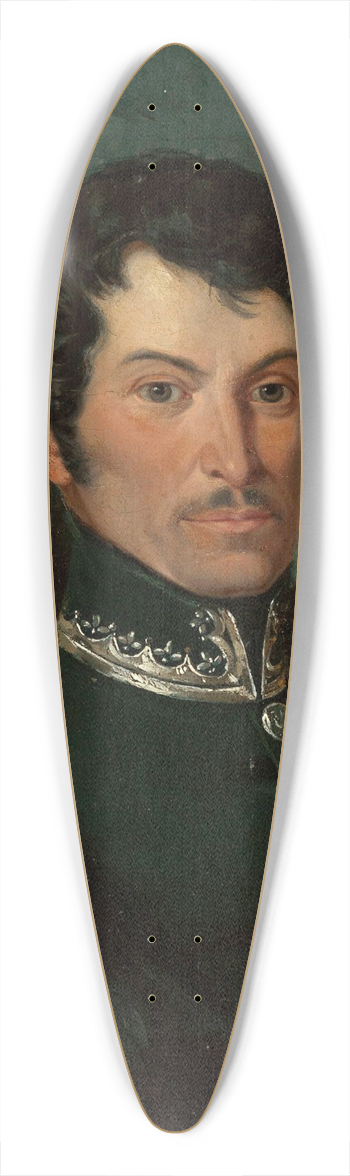 Aleksander Ludwik Molinari - Portrait of Friedrich Christoph Dietrich 39.3 inch art pintail longboard deck