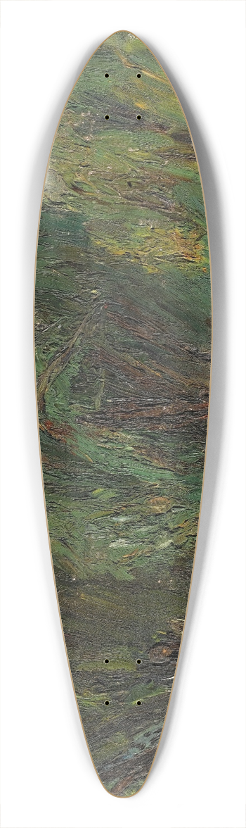 Aleksandr Drevin - Willows. Altai 39.3 inch art pintail longboard deck