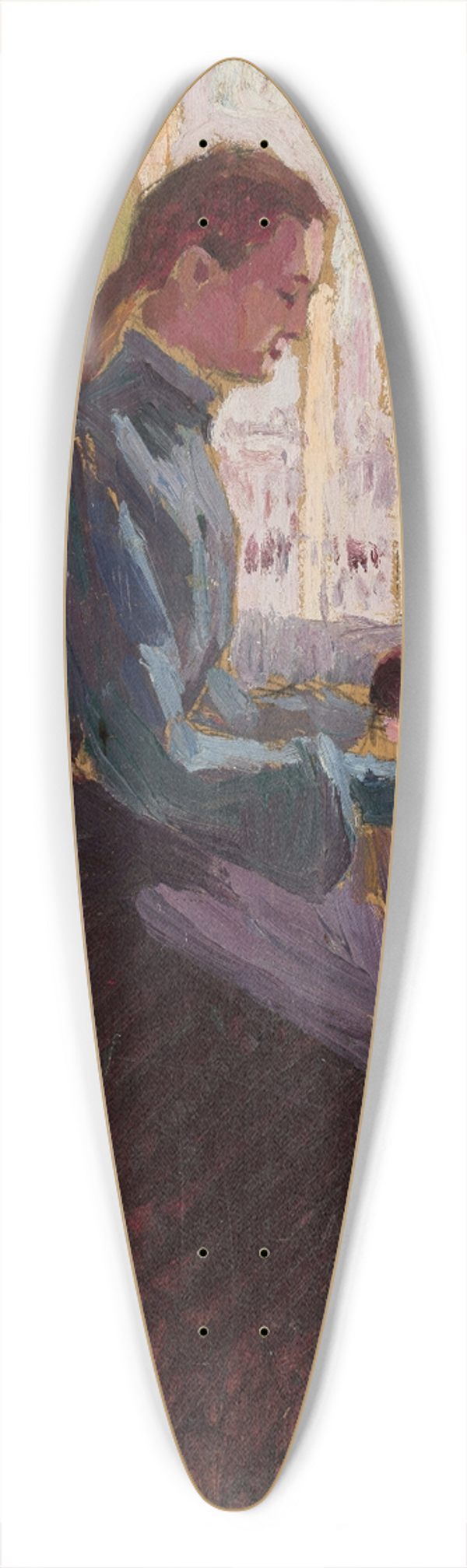 Aleksy Nowakowski - At the piano 39.3 inch art pintail longboard deck