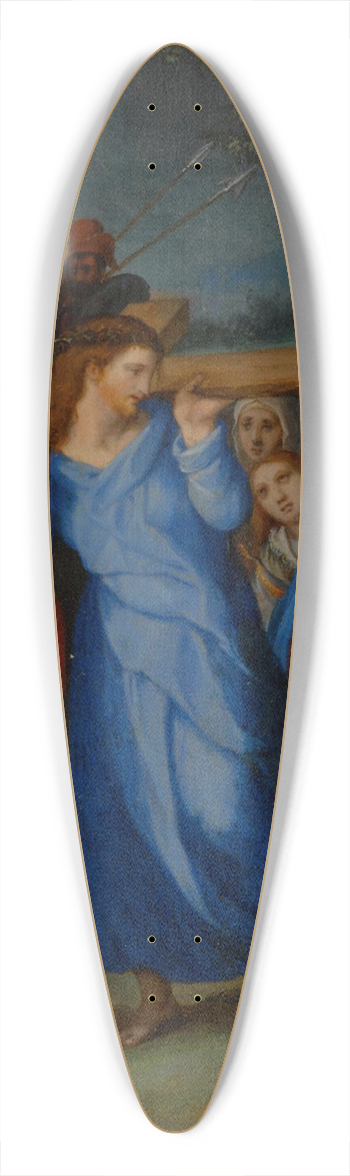 Alessandro Allori - Christ Carrying the Cross 39.3 inch art pintail longboard deck