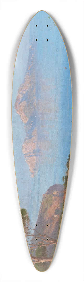 Alessandro La Volpe - Blick Auf Capri 39.3 inch art pintail longboard deck