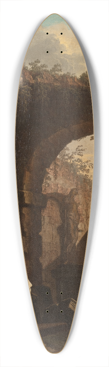 Alessandro Magnasco - Concert in the Ruins 39.3 inch art pintail longboard deck