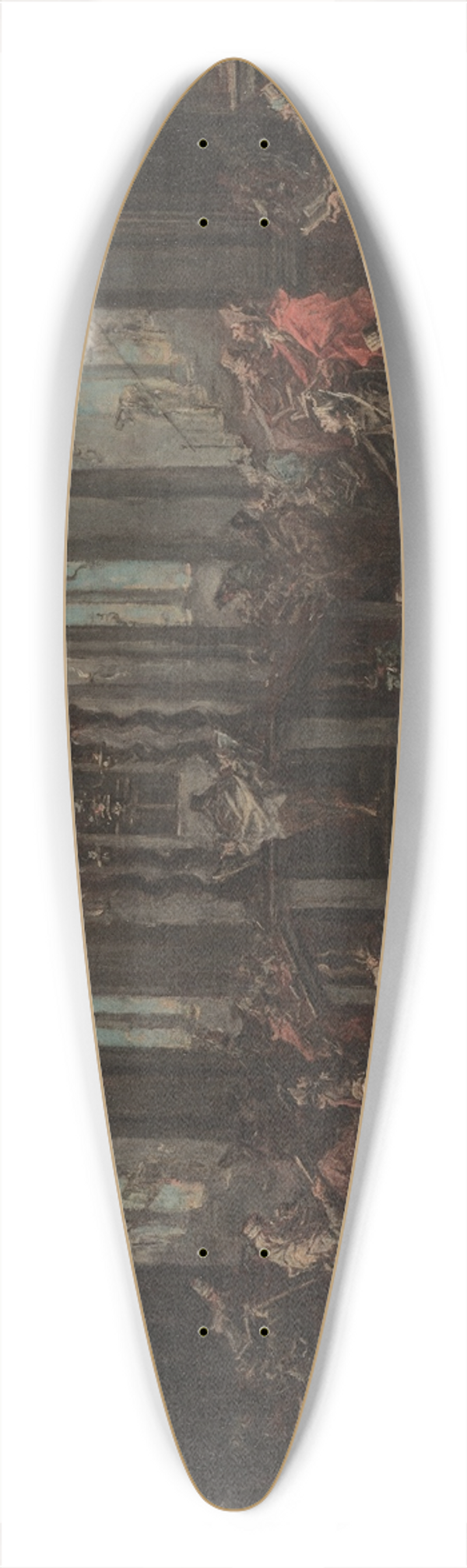 Alessandro Magnasco - Interior of a Synagogue 39.3 inch art pintail longboard deck