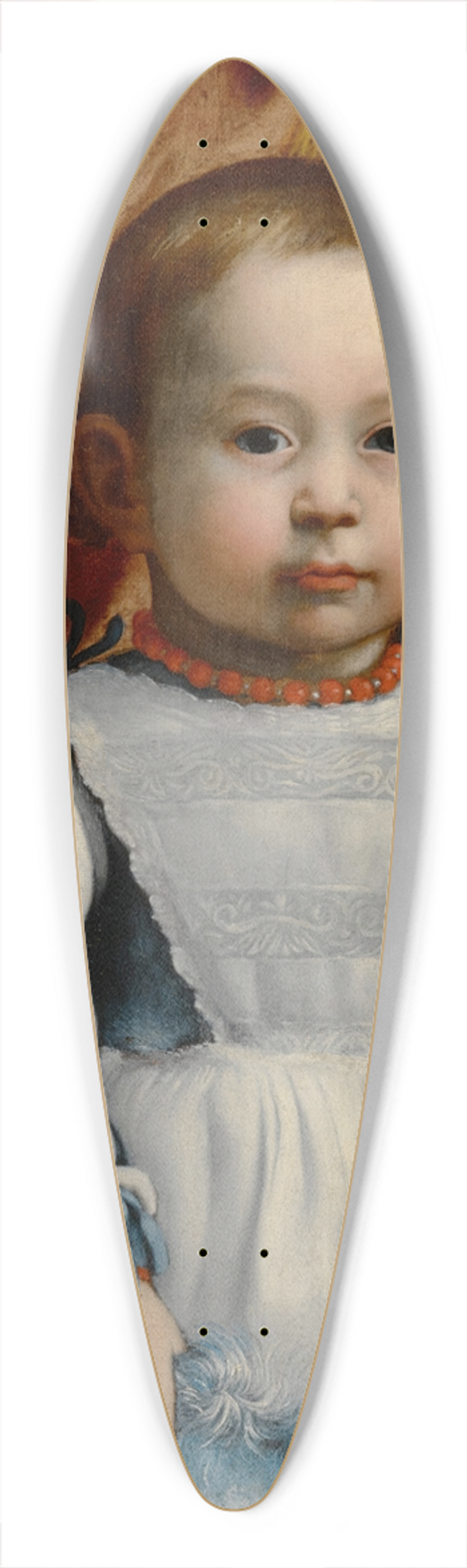 Alessandro Mattia da Farnese - Portrait of Prince Augusto Chigi, age 21 months 39.3 inch art pintail longboard deck