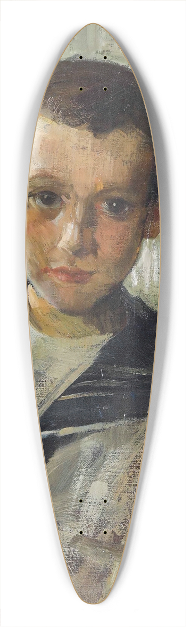 Alessandro Milesi - Ritratto di Giorgio, figlio di Angelo Balbi 39.3 inch art pintail longboard deck