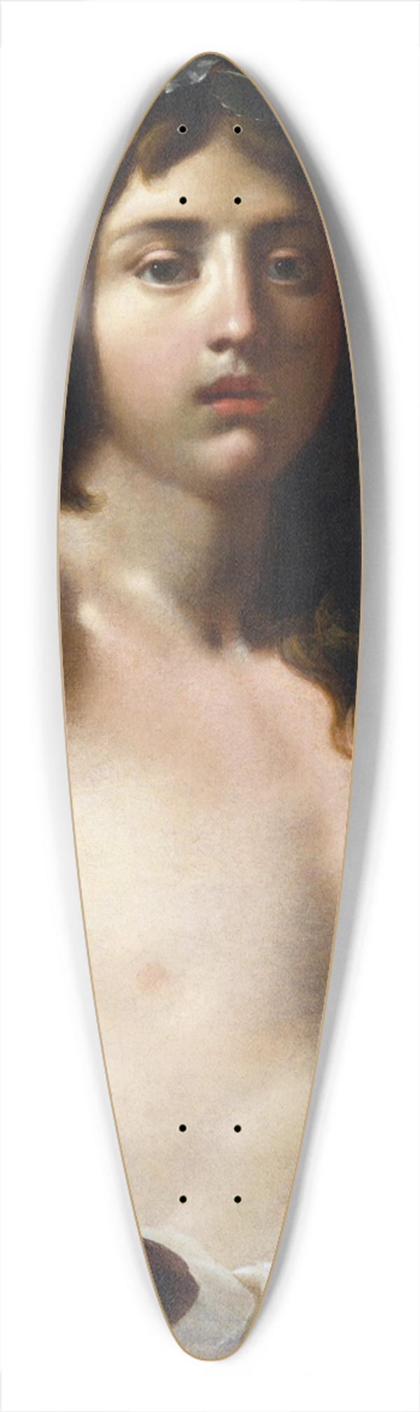 Alessandro Rosi - Love of Virtue 39.3 inch art pintail longboard deck