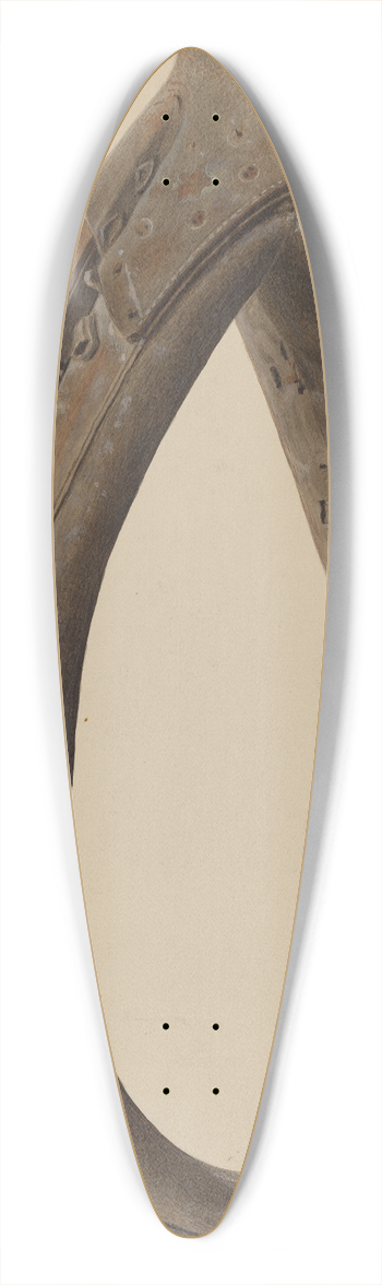 Alexander Anderson - Ox Collar 39.3 inch art pintail longboard deck