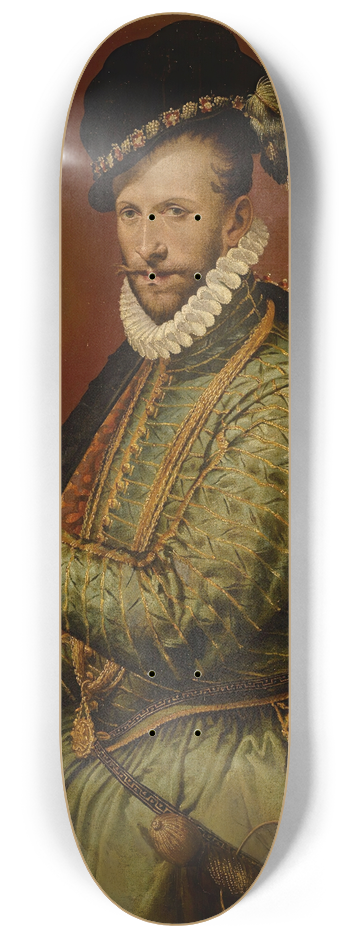 Bartolomeo Passarotti - Portrait Of Giulio Franchini 8.25 inch art skate deck