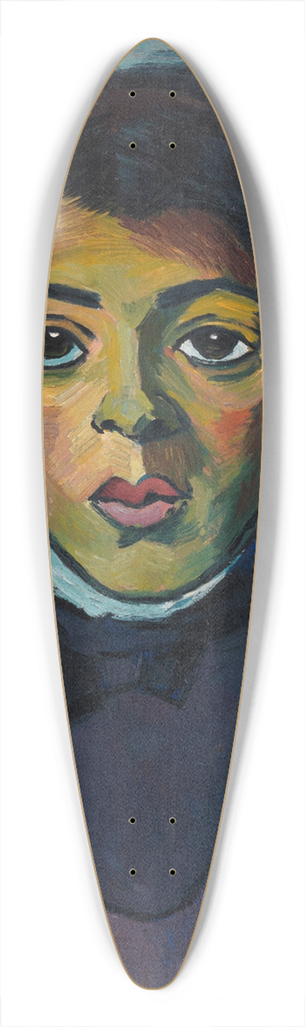 Alexander Kanoldt - Portrait of a girl 39.3 inch art pintail longboard deck