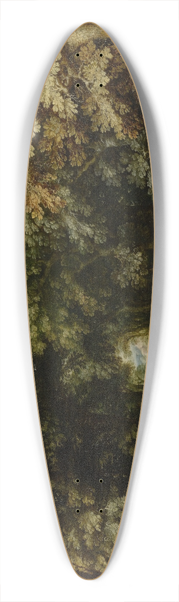 Alexander Keirincx - Deep in the Forest with a Perspective 39.3 inch art pintail longboard deck