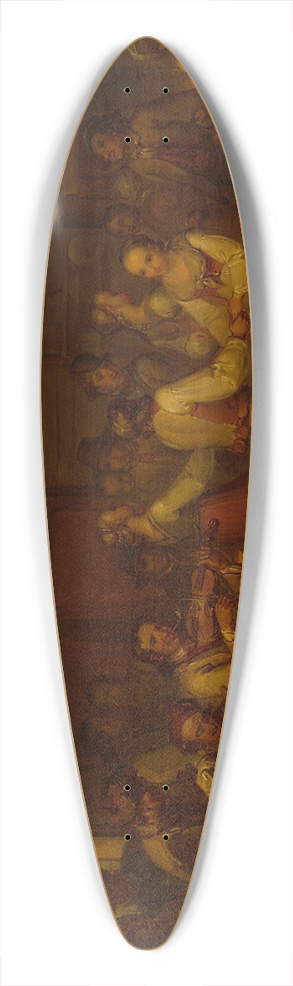 Alexander Laurus - A Peasant Dance In Finland 39.3 inch art pintail longboard deck