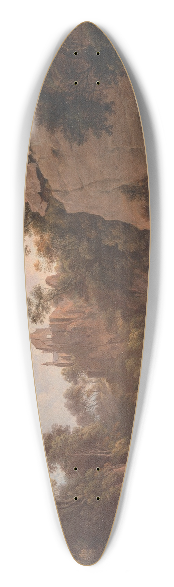 Alexander Nasmyth - Hawthornden Castle, near Edinburgh 39.3 inch art pintail longboard deck