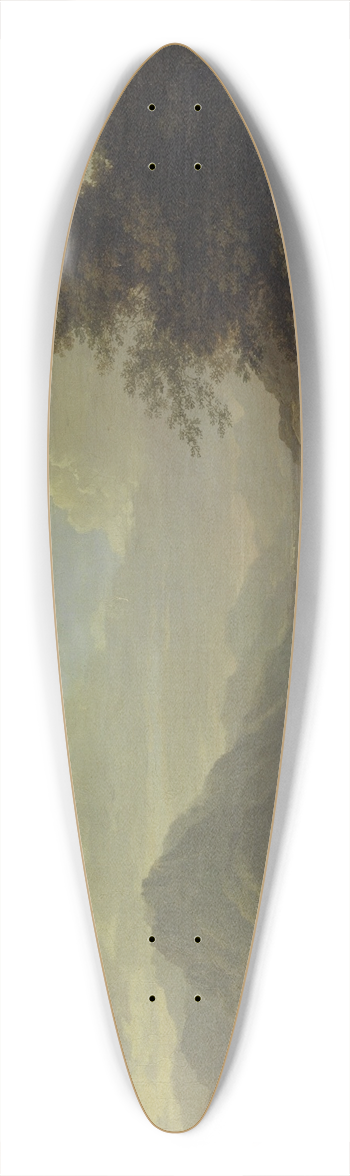 Alexander Nasmyth - Loch Awe, Argyllshire 39.3 inch art pintail longboard deck