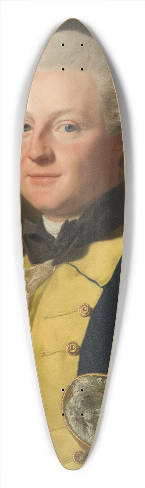 Alexander Roslin - Baron Carl Adam Wachtmeister 39.3 inch art pintail longboard deck