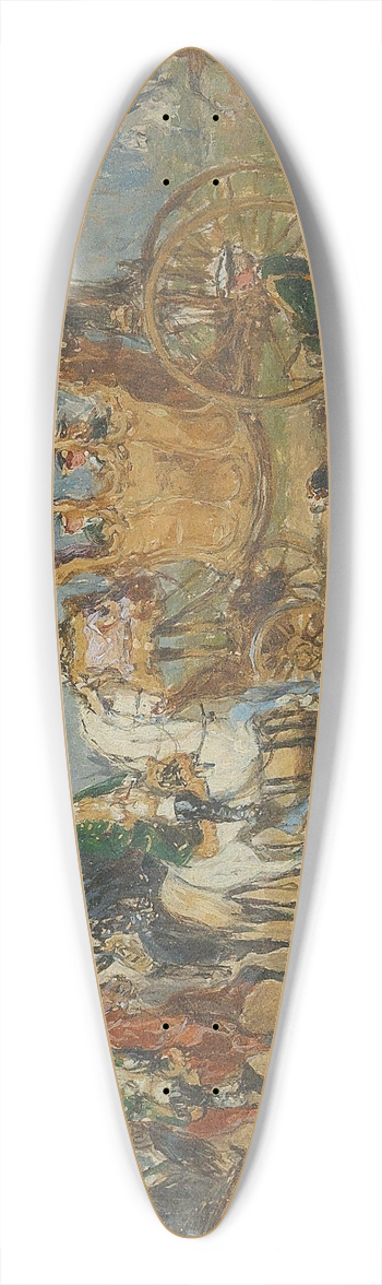 Alexander Von Bensa - The Hunting Party 39.3 inch art pintail longboard deck