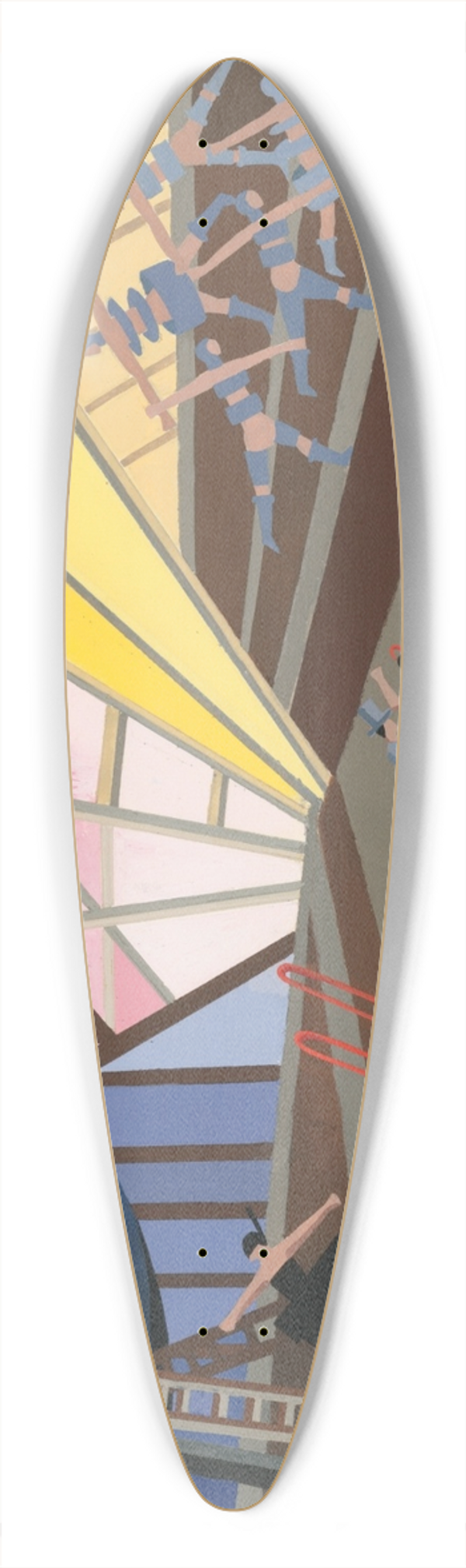 Alexandra Exter - Maquettes de Thatre 10 39.3 inch art pintail longboard deck