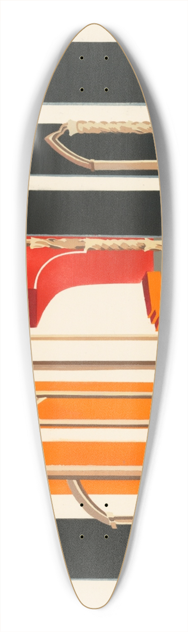 Alexandra Exter - Maquettes de Thatre 2 39.3 inch art pintail longboard deck
