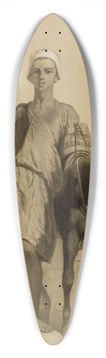 Alexandre Bida - An AssDriver 39.3 inch art pintail longboard deck