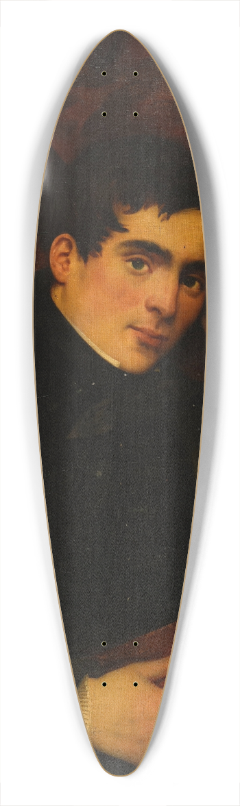 Alexandre Couder - Alphonse de Lamartine 39.3 inch art pintail longboard deck