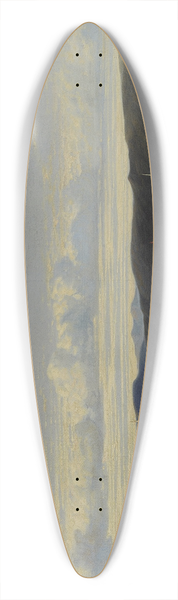 Alexandre-Gabriel Decamps - The Anchorage of Smyrna 39.3 inch art pintail longboard deck