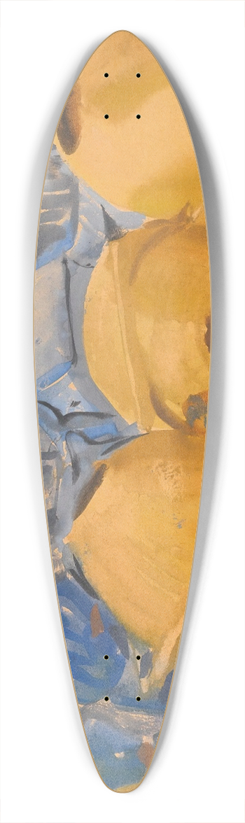 Alexandre Jacovleff - Rice Pots 39.3 inch art pintail longboard deck