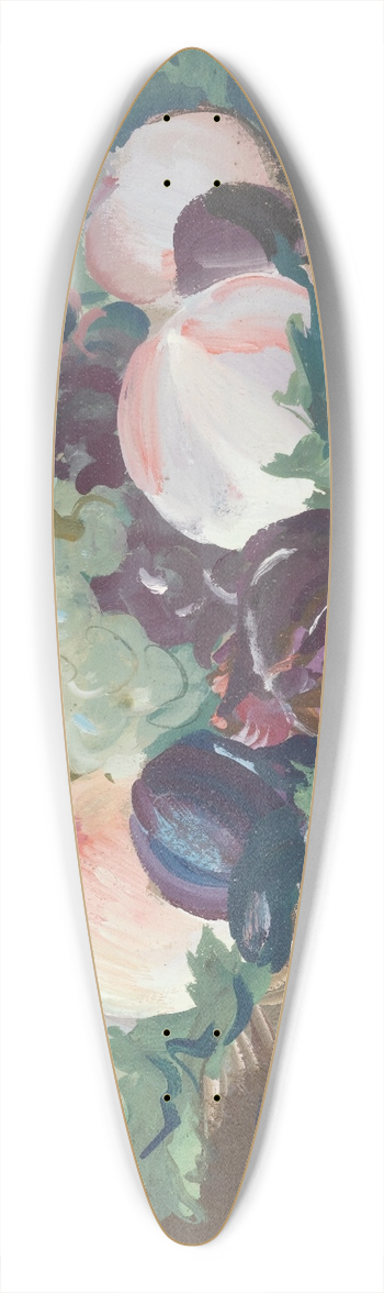 Alexandre Jacovleff - Still Life With White Grapes 39.3 inch art pintail longboard deck